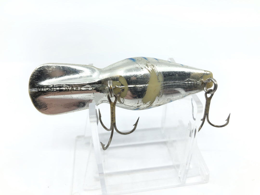 Storm Wiggle Wart Color V112 Metal Silver Blue Herringbone