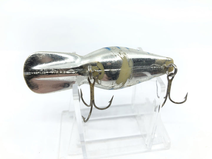 Storm Wiggle Wart Color V112 Metal Silver Blue Herringbone