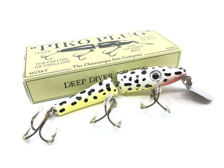 Jointed Chautauqua Piko Plug Lure Special Order Color "Coach Dog"