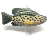 Large Fish Decoy Hand Carved Bass 8" Long
