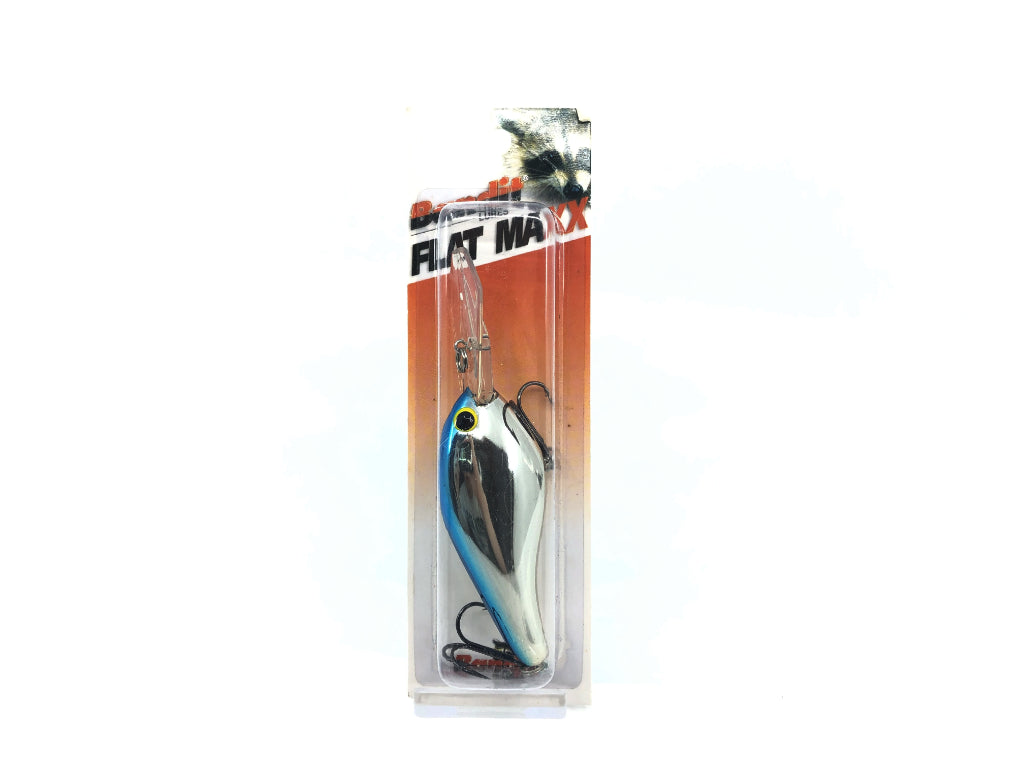 Bandit Flat Maxx Shallow FMS132 Chrome Blue Back Color New on Card