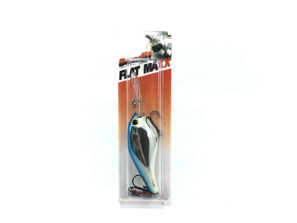 Bandit Flat Maxx Deep Series Chrome Blue Back Color New on Card