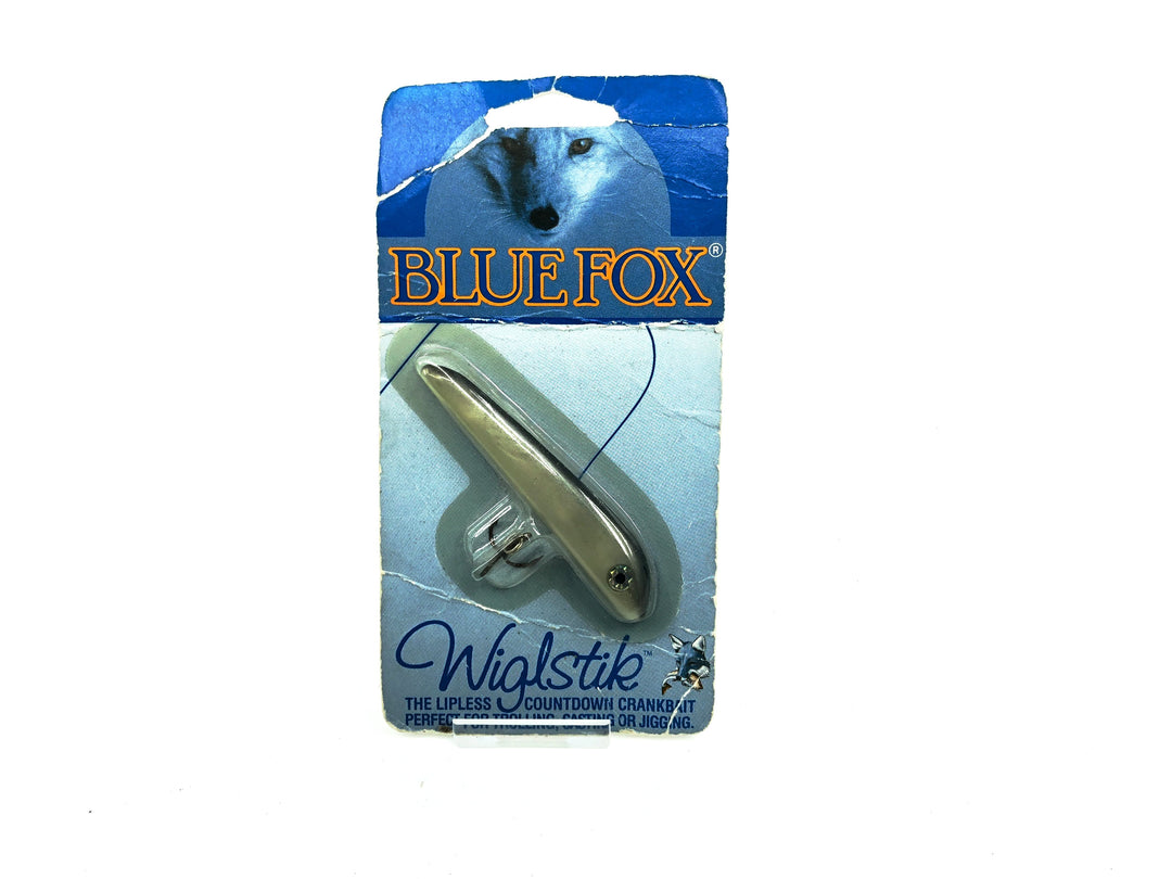 Blue Fox Wiglstik White/Black Back Color in Package
