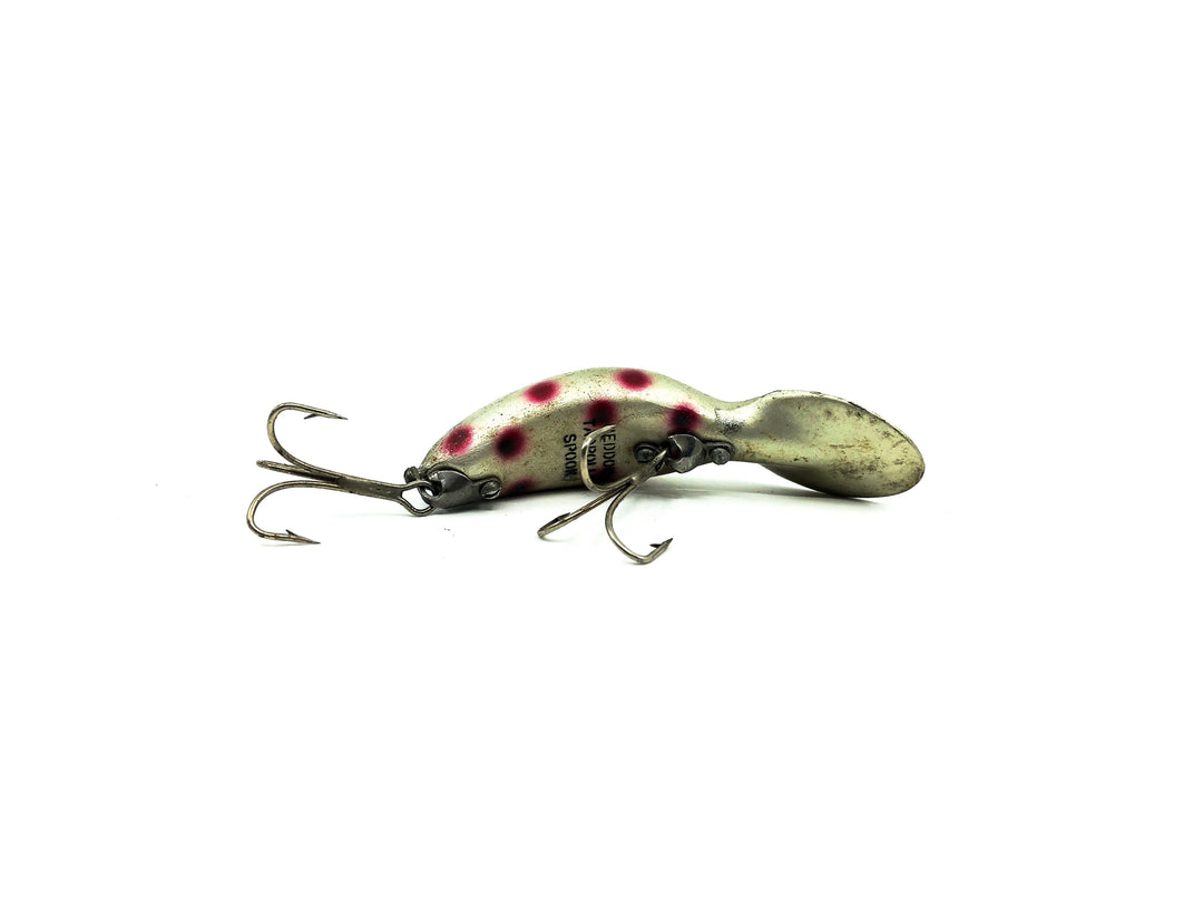 Heddon Tadpolly Spook SRB Silver Body Red and Black Spots Color
