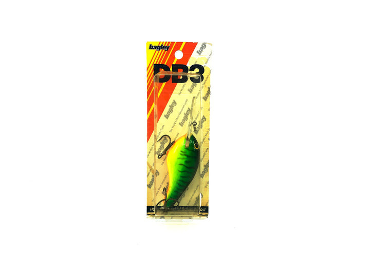 Bagley Diving B3 DB3-H69T Hot Tiger Color New on Card Old Stock Florida Bait