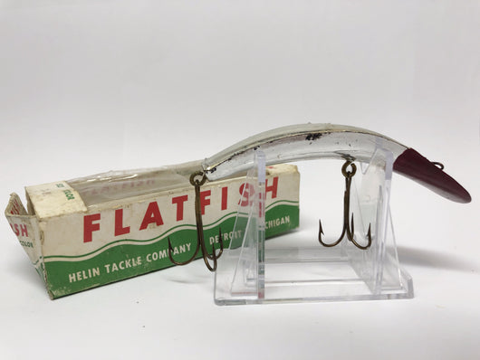 Helin Flathfish Ike T-4 Silver and Red with Box