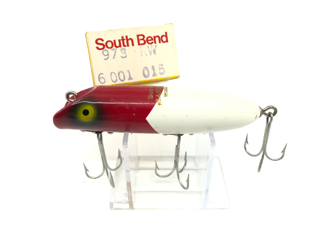 South Bend Bass Orend 973 RW Red White Color with Box
