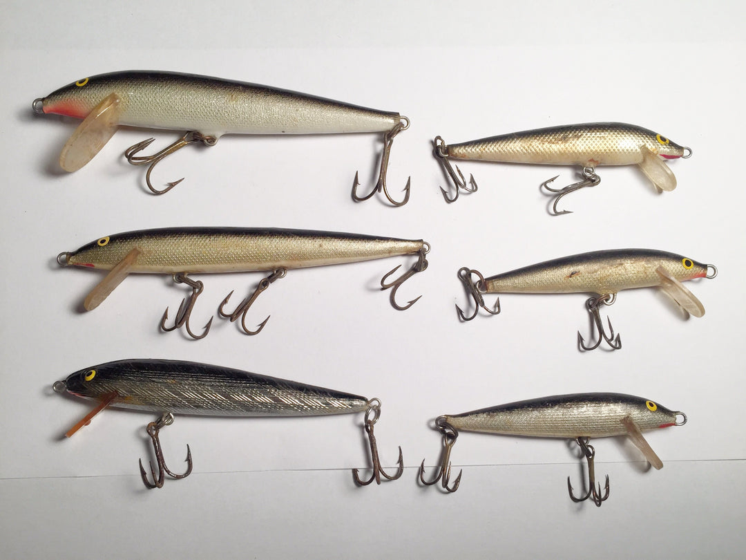 Rapala Minnows Lot of 6 for one Price!