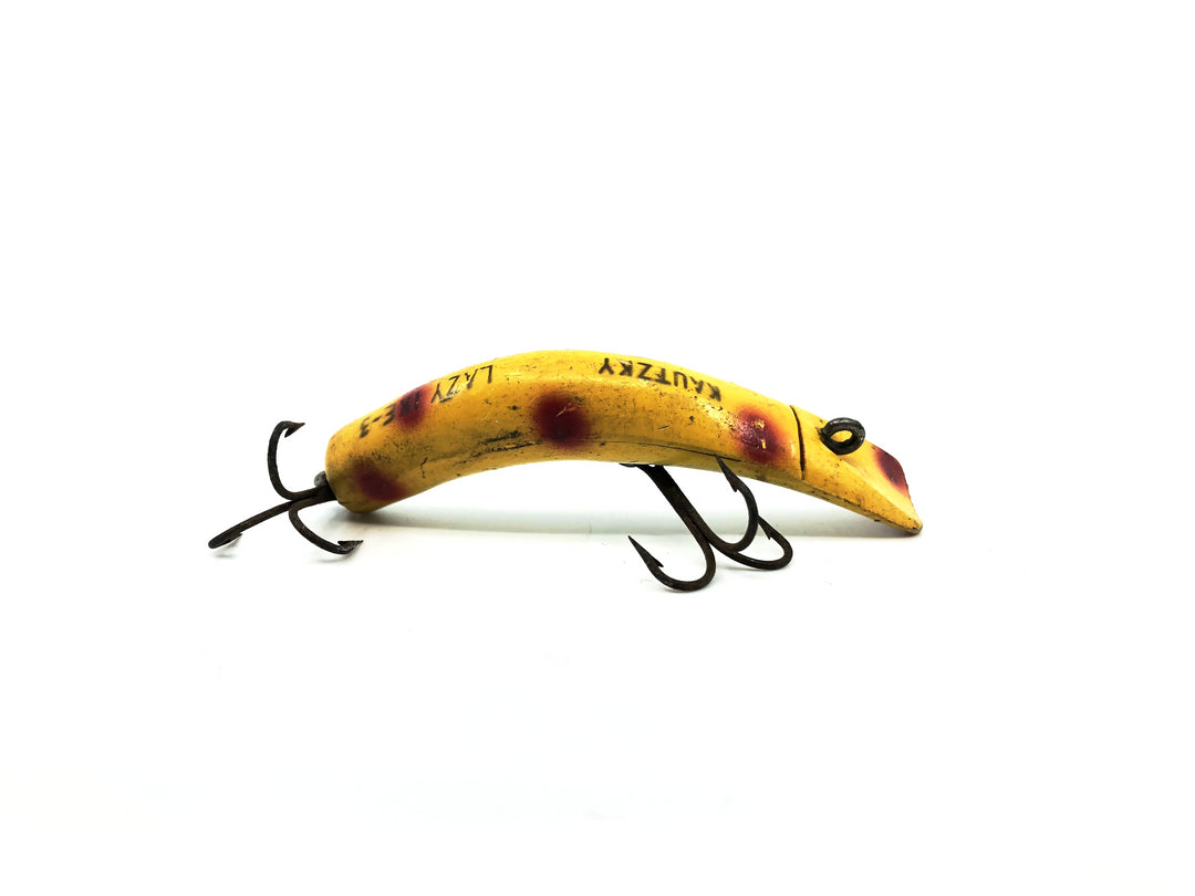 Kautzky Plastic Lazy Ike 3 Yellow Red Dots Rare Kautzky Plastic
