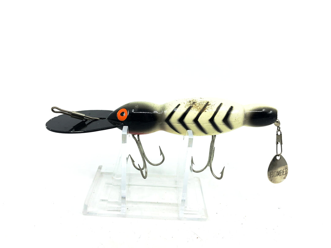 Bomber Water Dog, #06 White/Black Ribs Color