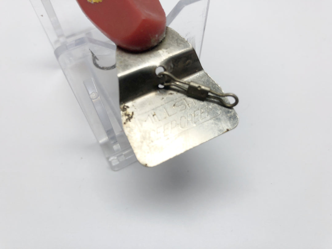 Millsite Deep Creep Red Head Clear Body Marked Lip