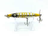 Heddon Dying Flutter Silver and Yellow Color