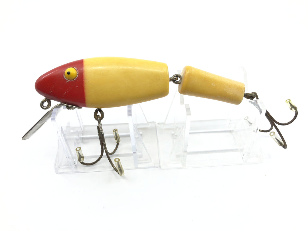 L & S Muskie-Master Red and White Color Opaque Eyes