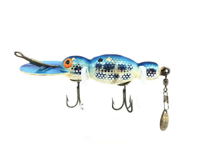 Bomber Wooden Water Dog Color #87 Metascale Blue Back Shad