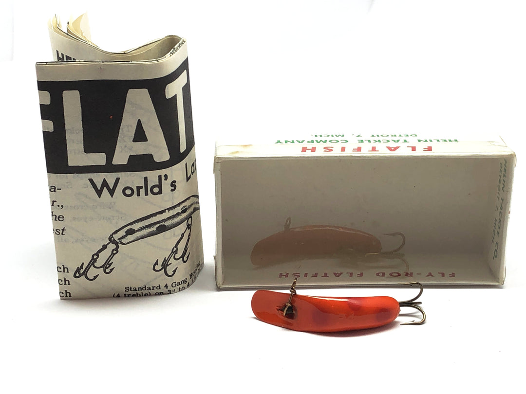 Helin Flatfish F4 O Orange Color with Box and Paperwork