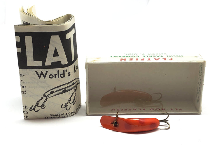 Helin Flatfish F4 O Orange Color with Box and Paperwork