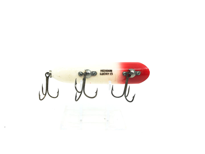 Heddon Lucky 13 Red Head White Color RH