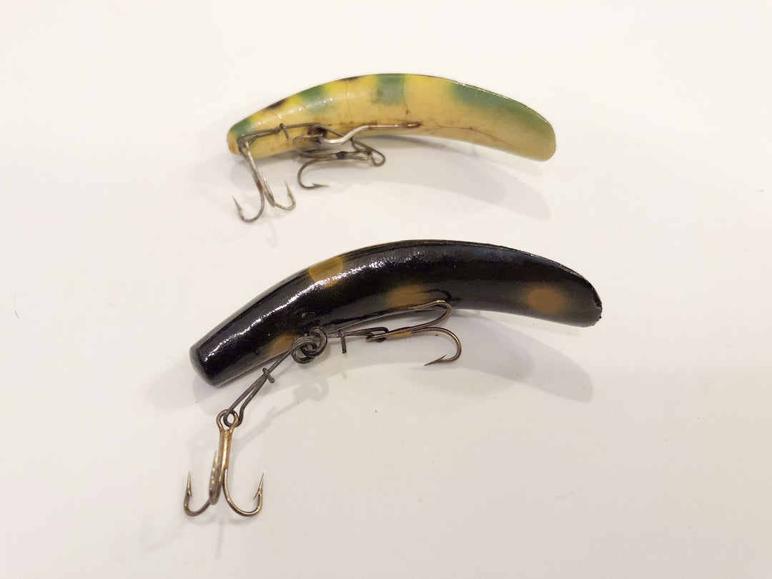 Helin Wooden Flatfish Lot of Two F7