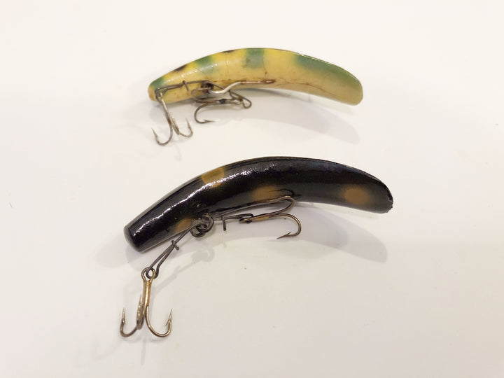 Helin Wooden Flatfish Lot of Two F7