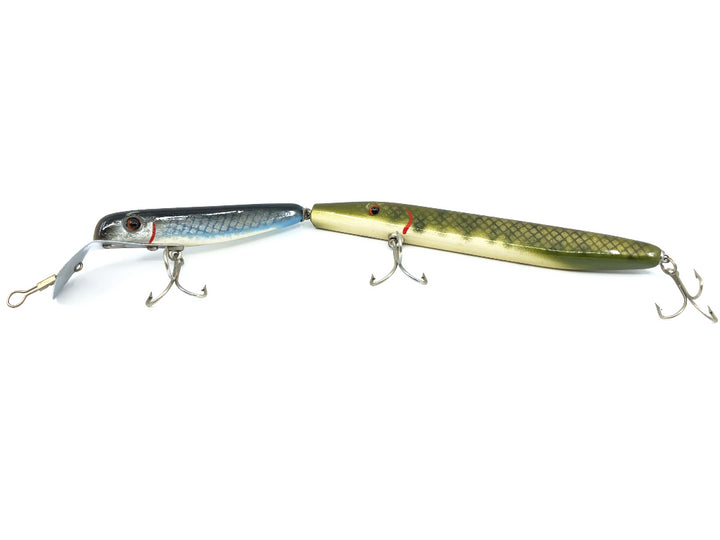 Alzbaits Musky Chaser Jointed Musky Lure Pike and Blue Cisco Color