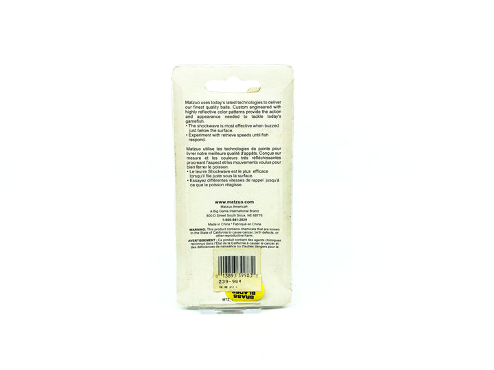 Matzuo Double Shockwave Rainbow Trout Color on Card