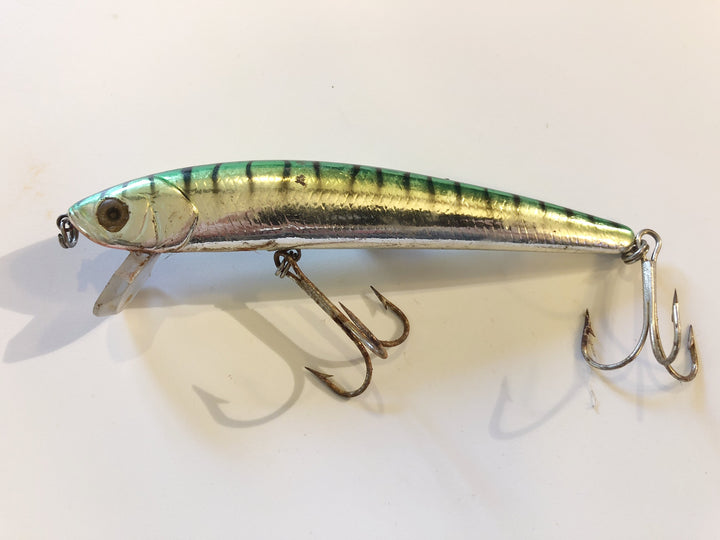 Bagley Top Gun #6 Musky Lure Green Tiger Color 6" Long