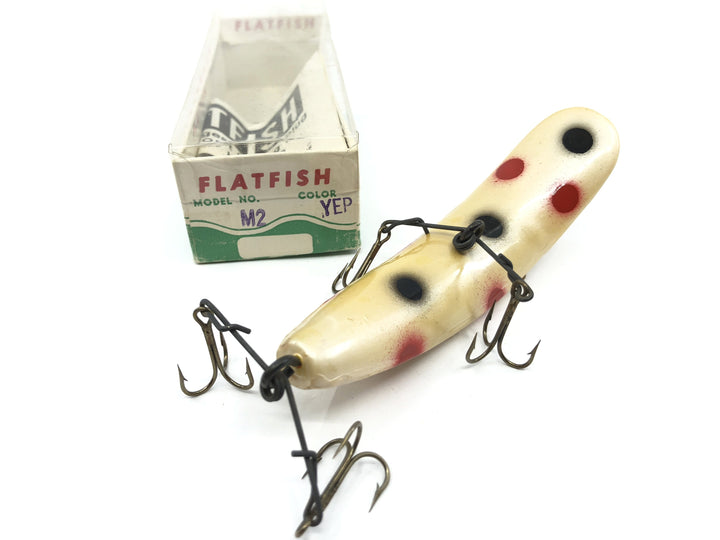 Helin Musky Flatfish M2 YEP Yellow Spotted New in Box