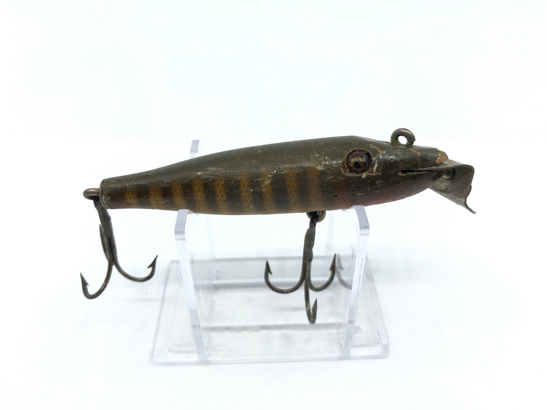 Creek Chub Baby Pikie Glass Eyes Wooden Lure Pikie Color 900 DLT Warrior