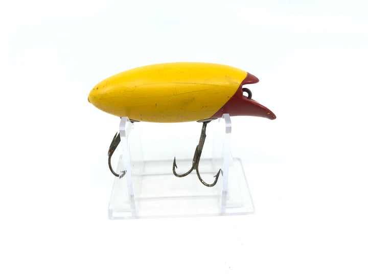 Carter's Best Ever Vintage Wooden Lure Yellow and Red