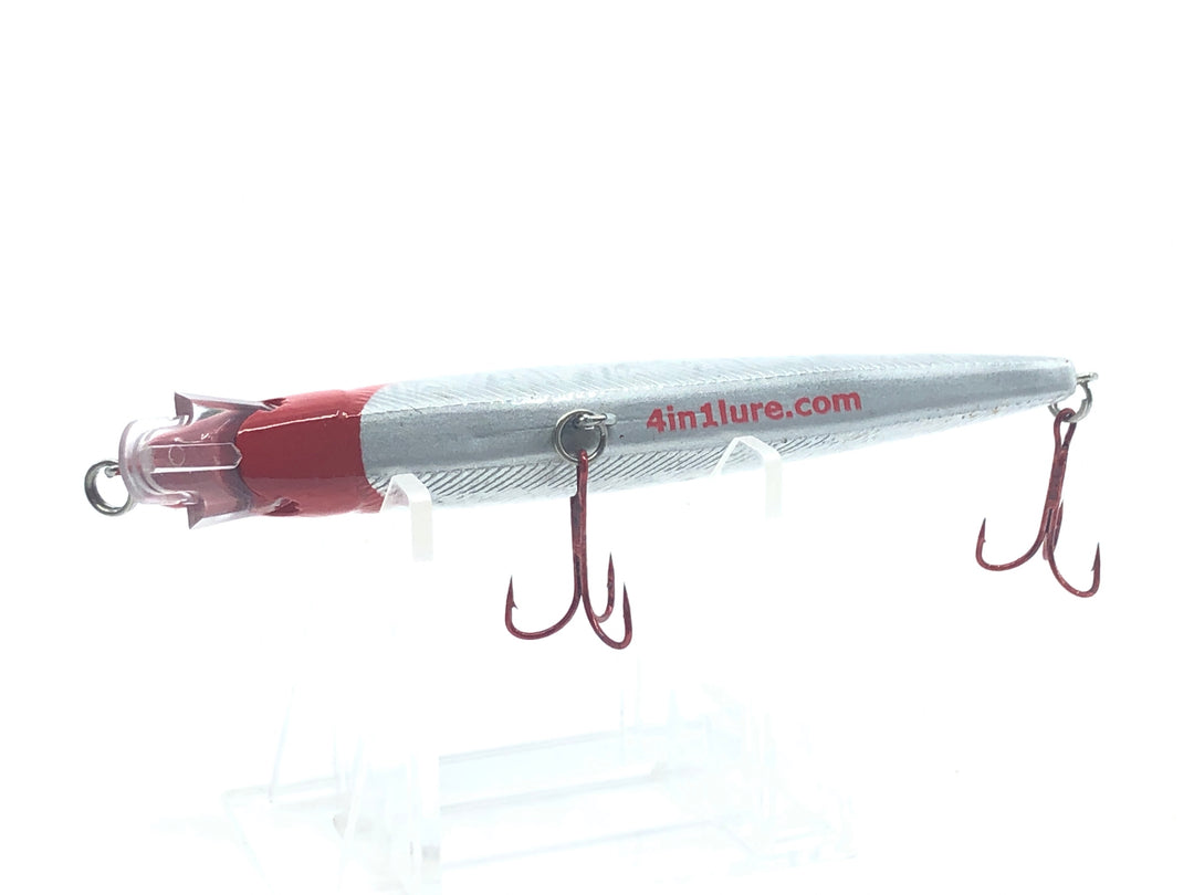 4 in 1 lure.com Minnow Red and Silver