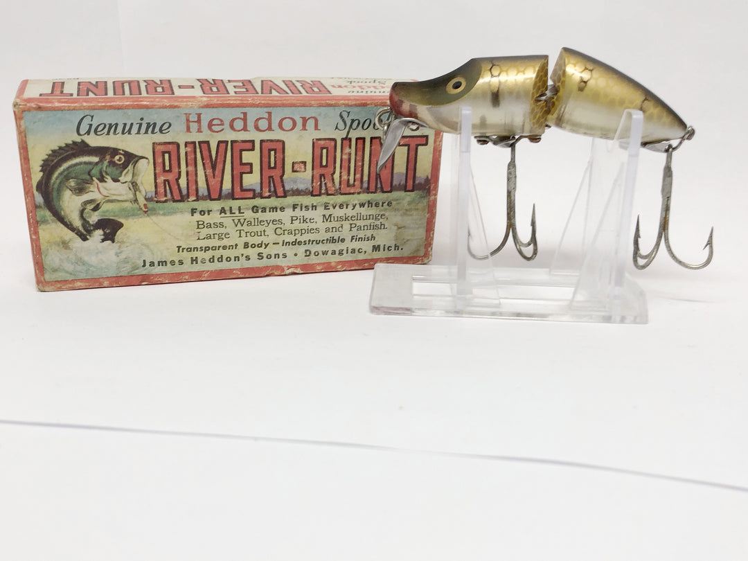 Heddon Pike Scale Jointed River Runt with Box