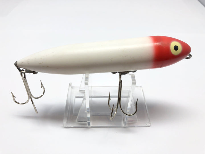 Original Heddon Zara Spook Red Head White Body