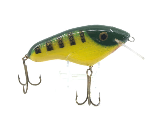 Crane Wooden Musky Lure 105 in Yellow Perch Color