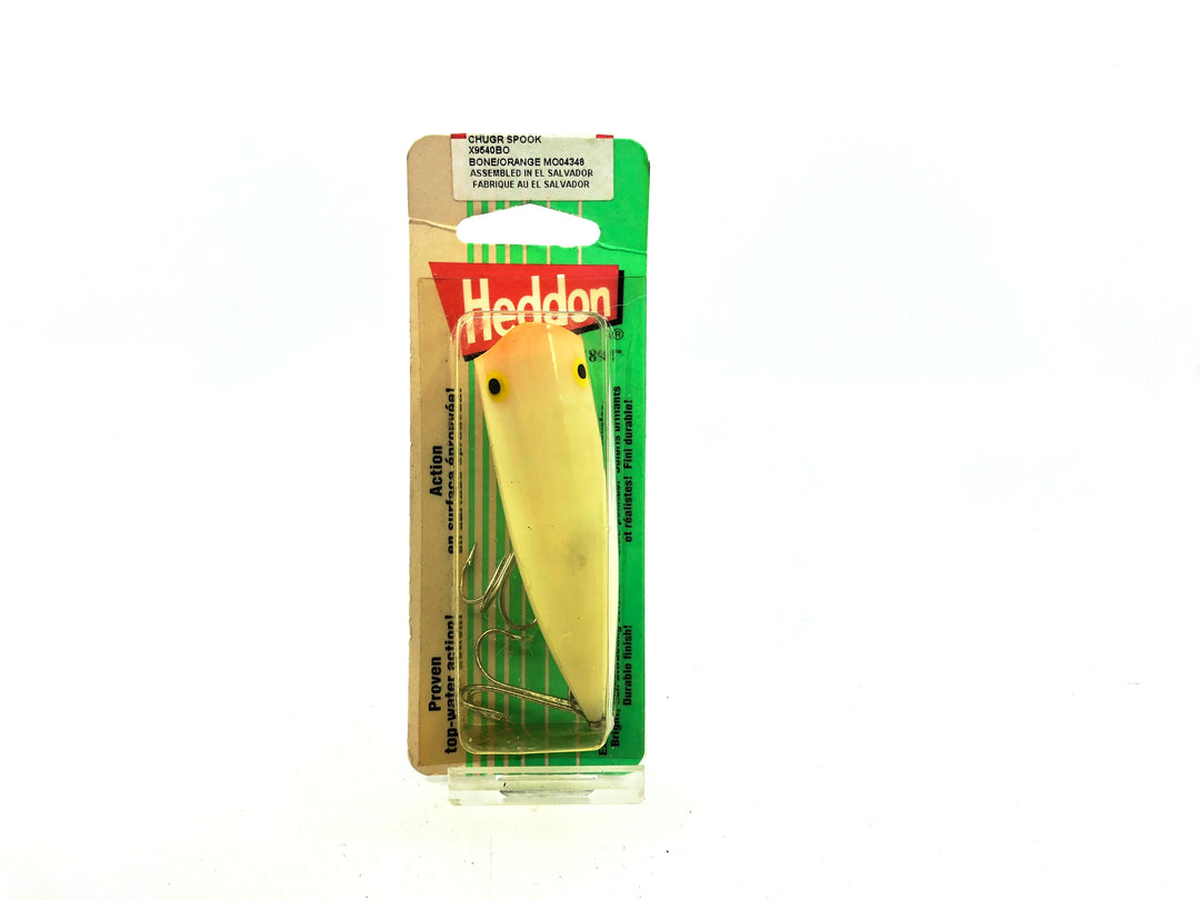 Heddon Chugger Spook BO Bone Color on Card