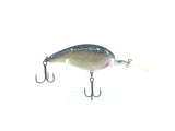White with Black Back and Sparkle Crankbait