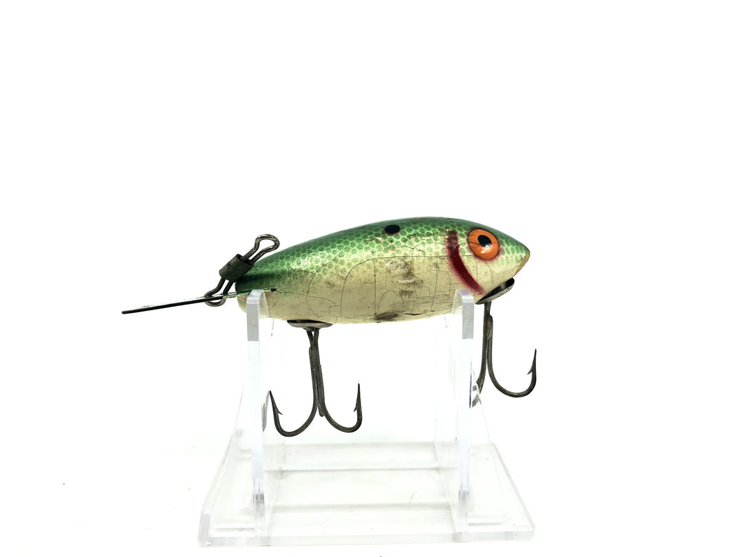 Vintage Wooden Bomber 443 Green Shad Color