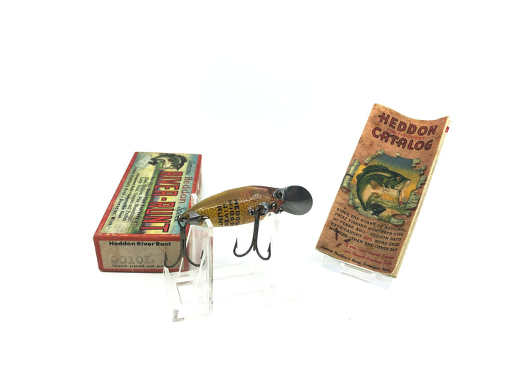 Heddon River Runt Midget 9010-L Perch Color with Box/Catalog