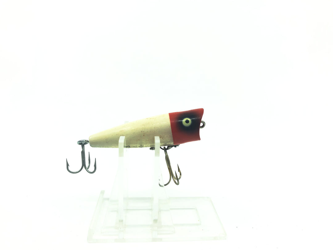 Heddon Tiny Chugger WH White Red Color