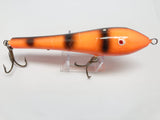 Orange and Black Tapered Musky Lure