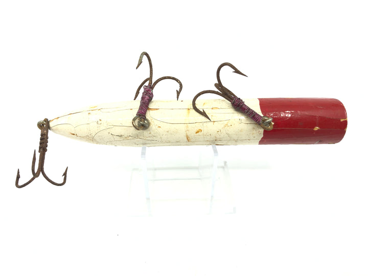 Bass Oreno Type Lure Musky Lure Red and White