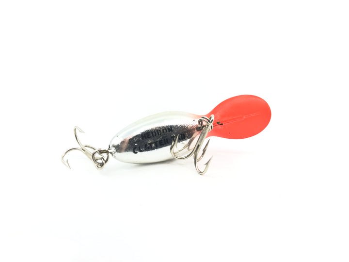 Heddon Clatter Tad Red and Silver Chrome