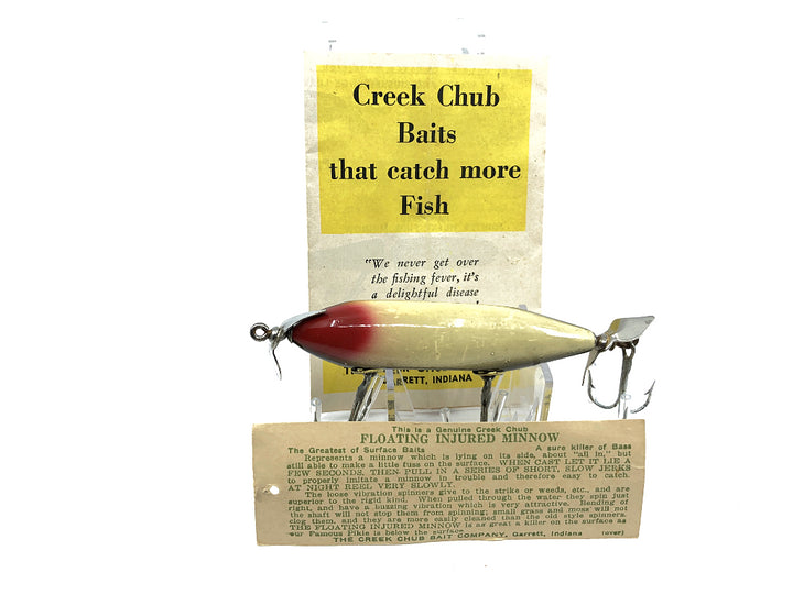 Creek Chub Injured Minnow 1519 Frog Color with Box and Catalog / Hang Tag