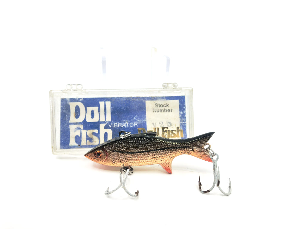 Doll Fish V25 Copper Minnow New in Box Old Stock