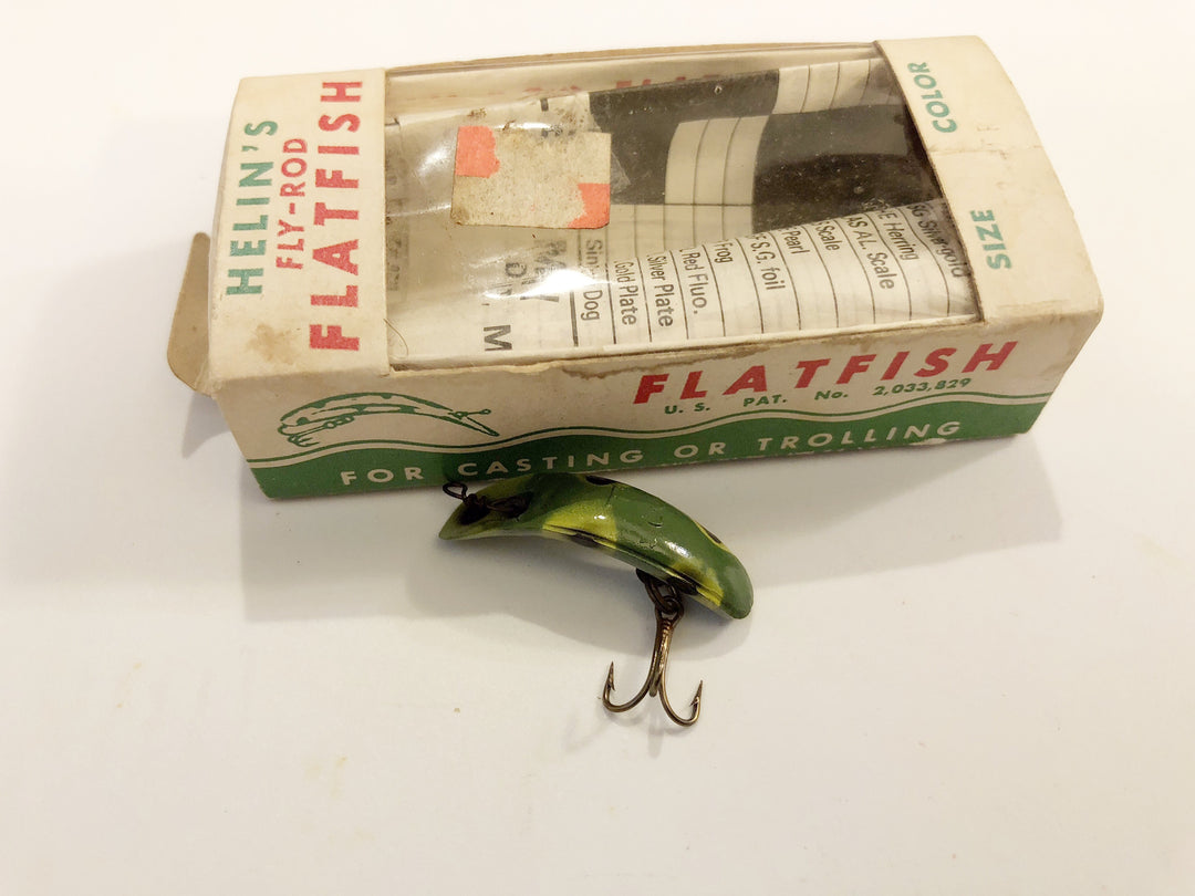 Helin Flatfish F3 FR Frog Color New in Box with Paperwork