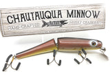Jointed Chautauqua 8" Minnow Musky Lure Special Order Color "Red Scale"