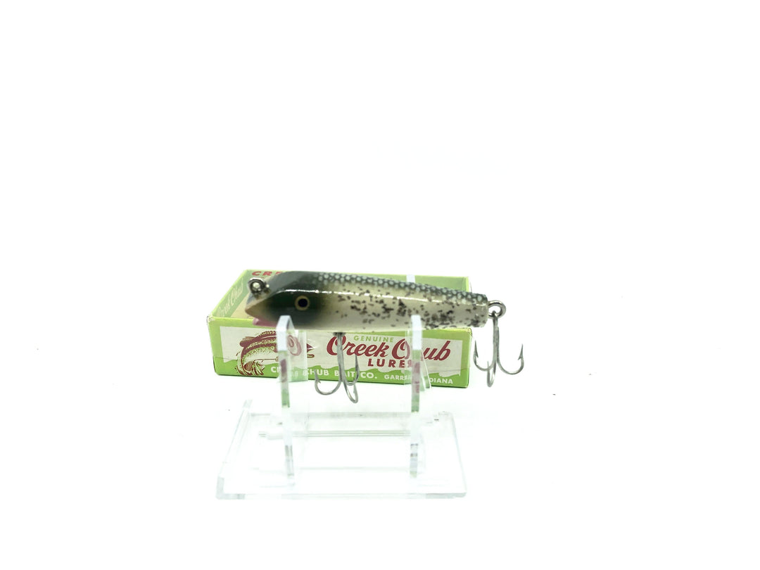 Creek Chub Wooden 9000 Spinning Darter Silver Flash Color 9018 with Box