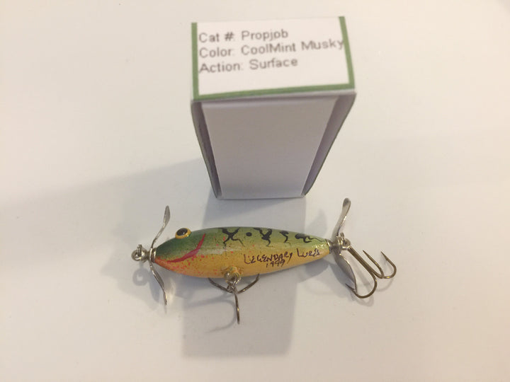 Legendary Lures Propjob in Cool Mint Musky