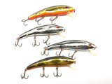 Lot of Four Cotton Cordell Ripplin Redfin Lures for Sale