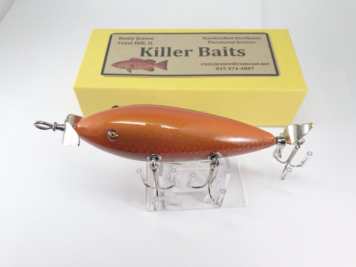 Rusty Jessee Killer Baits Five Hook Minnow in Goldfish Color