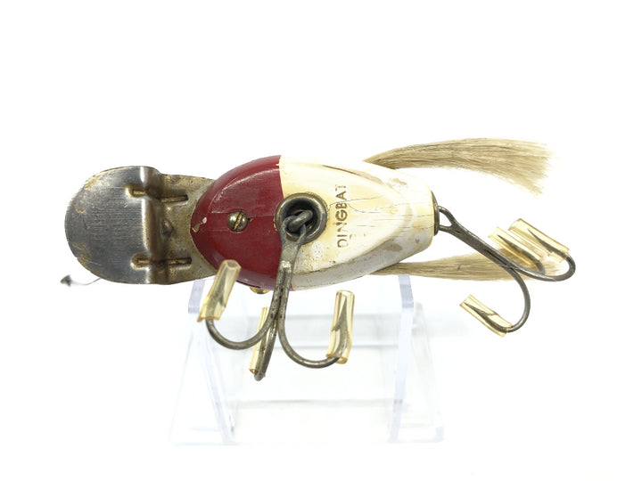 Creek Chub Dingbat Red and White Color Glass Eyes